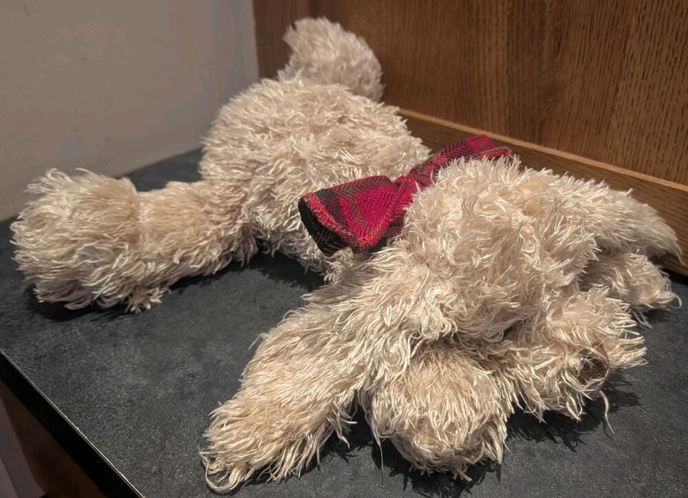 Gund Floppy Shaggy Dog Plush stuffed animal Beige Scuffy